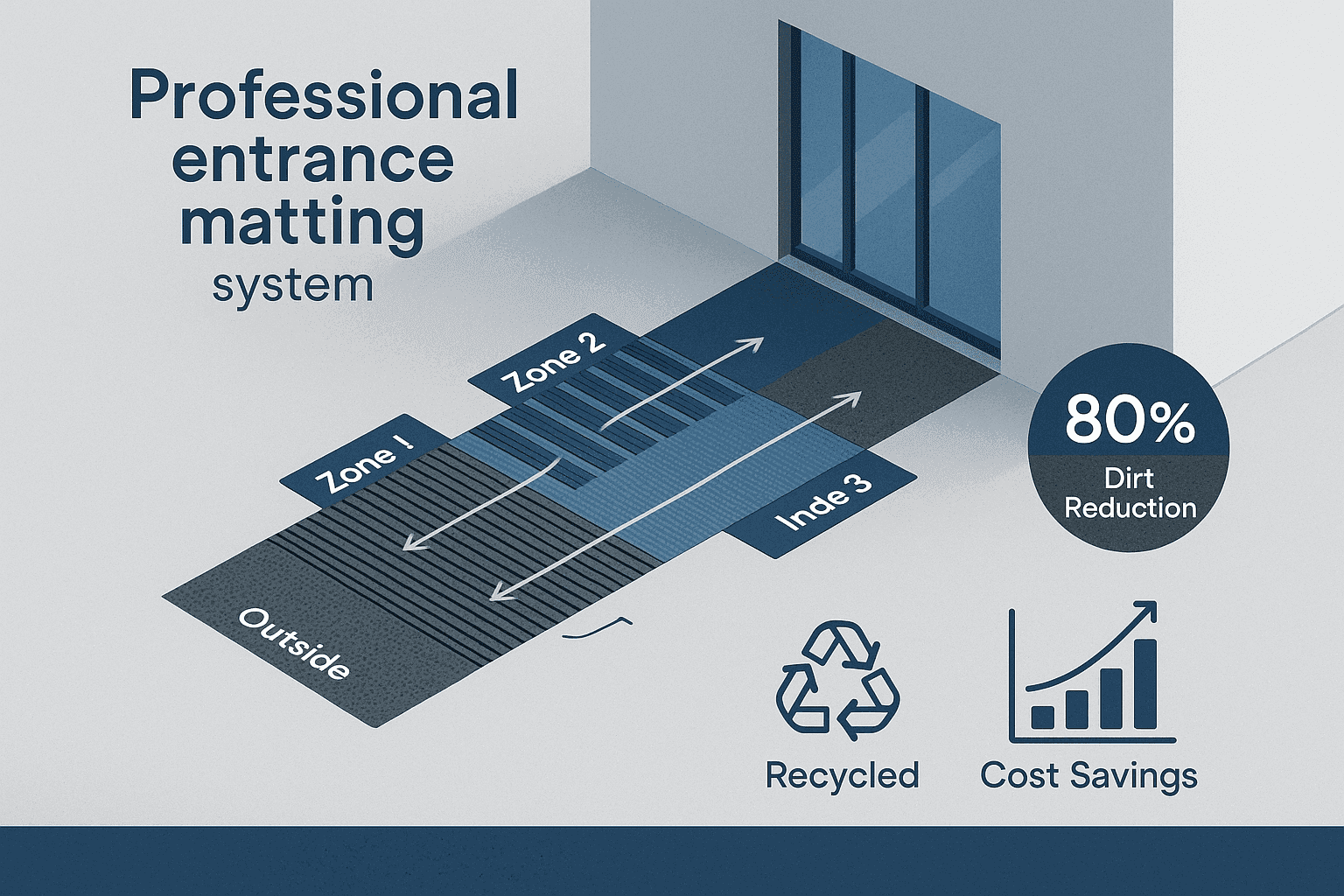 Logomatten in stark frequentierten Bereichen: Warum Industrie und Einzelhandel auf professionelle Eingangslösungen setzen